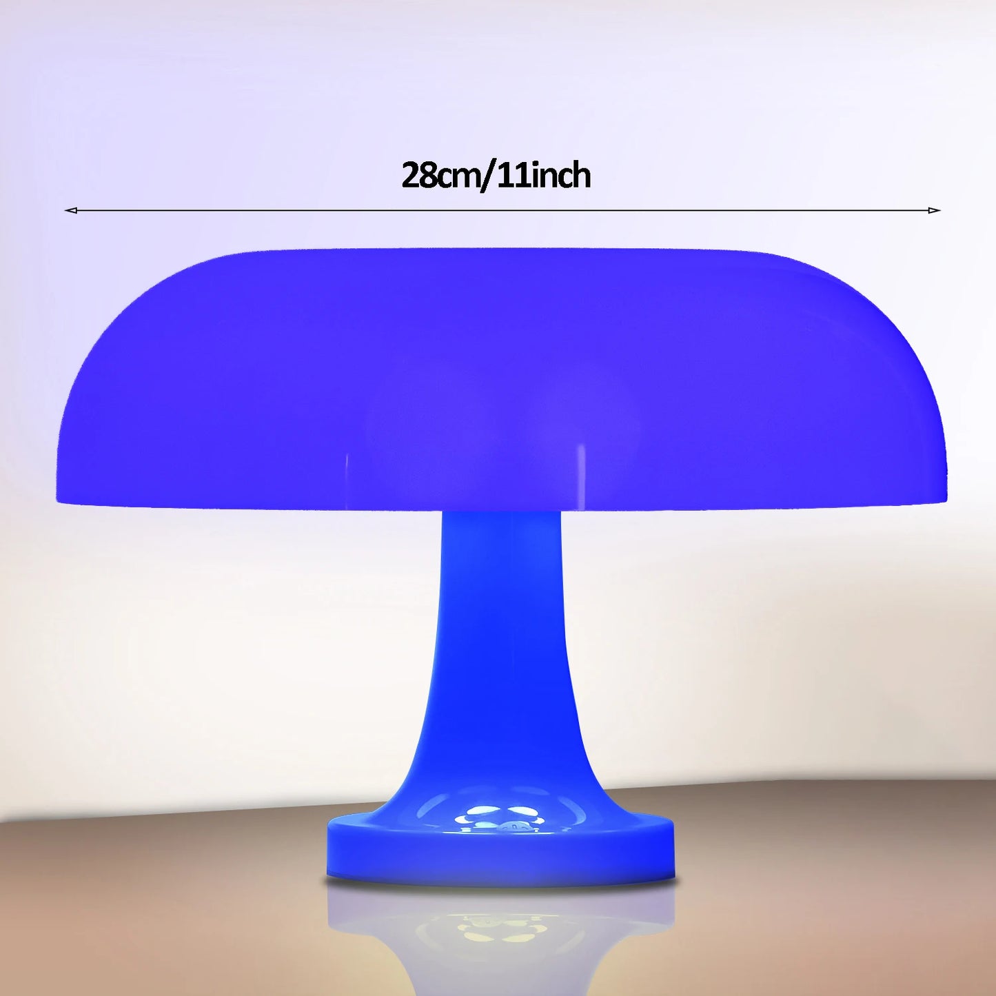 Make It Pop - Classic Mushroom Table Lamp Modern Bauhaus Art Table Lamp Bedroom Bedside Lamp Danish Designer Orange Decorative Table Lamp