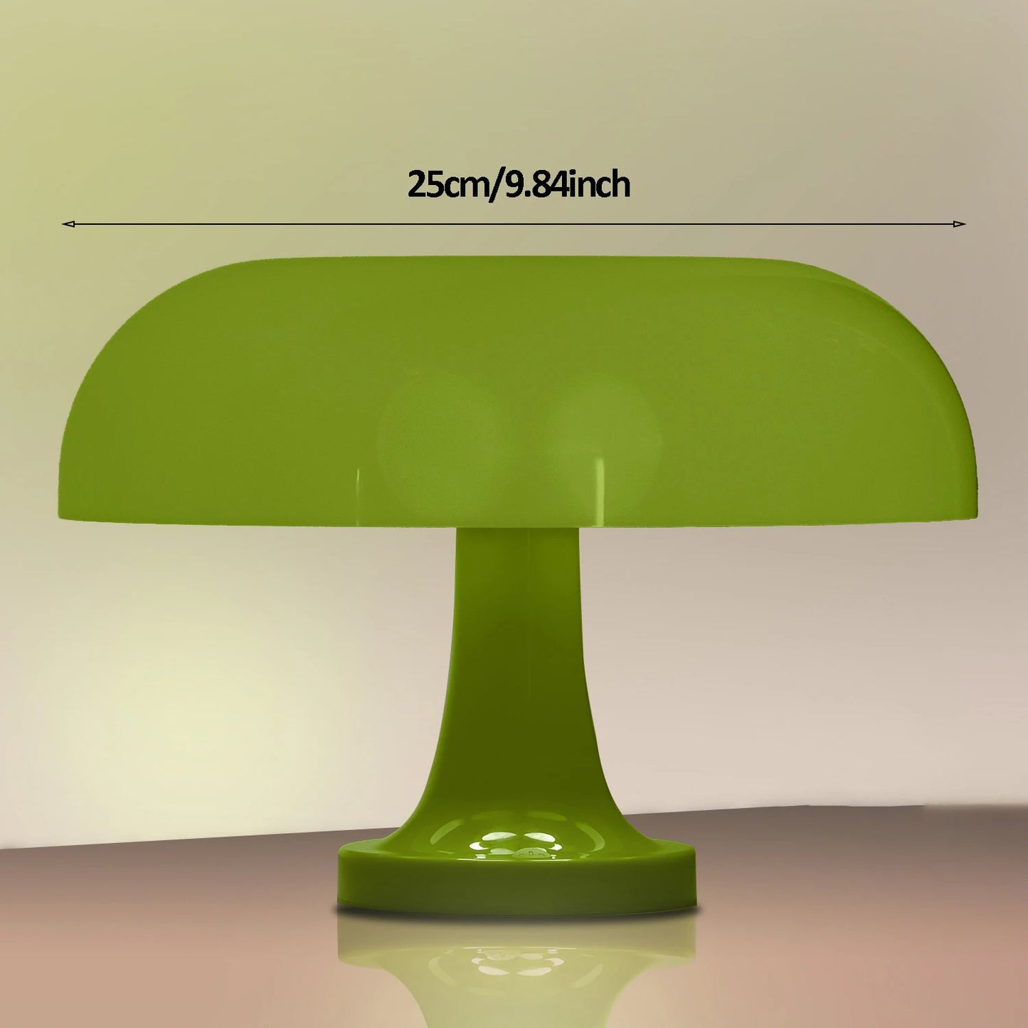 Make It Pop - Classic Mushroom Table Lamp Modern Bauhaus Art Table Lamp Bedroom Bedside Lamp Danish Designer Orange Decorative Table Lamp