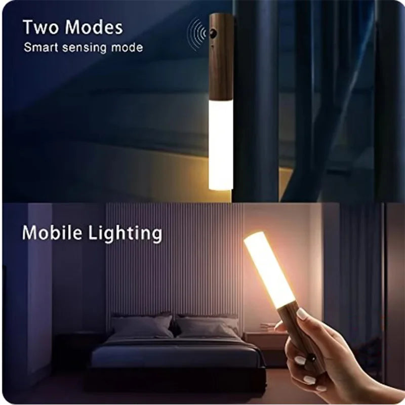 Make It Pop - Intelligent Human Body Induction Night Light LED Rechargeable Corridor Hallway Cabinet Wall Light Outdoor Emergency Light