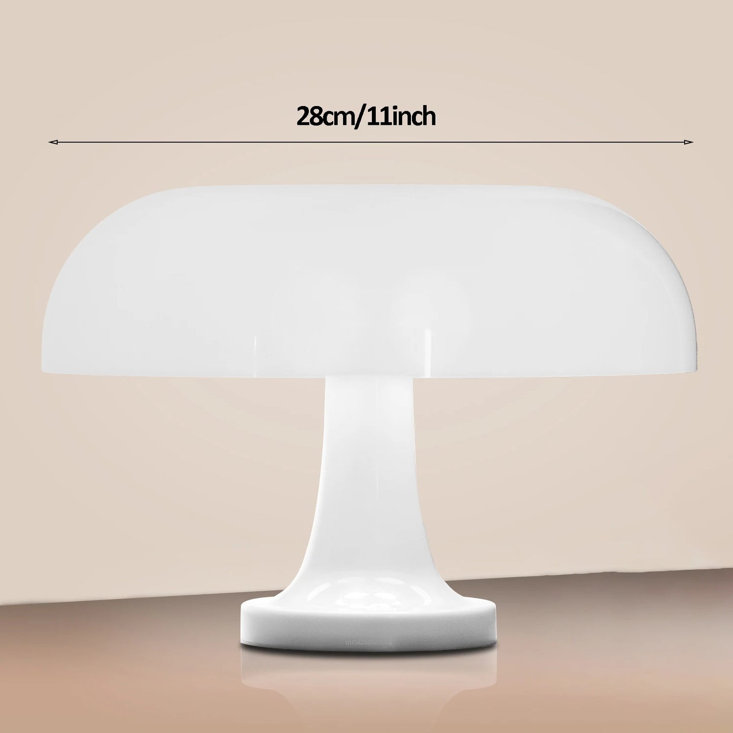 Make It Pop - Classic Mushroom Table Lamp Modern Bauhaus Art Table Lamp Bedroom Bedside Lamp Danish Designer Orange Decorative Table Lamp