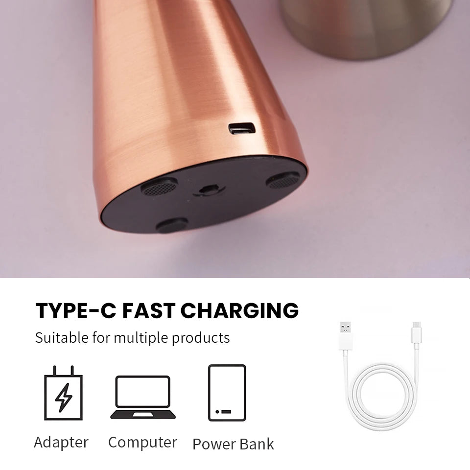 Make It Pop - Retro Table Lamp Mushroom LED Night Light Rechargeable desk lamp Touch Sensor Reading Lights for bedroom Restaurant Bar Decor