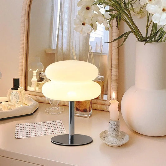 Make It Pop - Macaron LED Table Lamp Trichromatic Dimming Living Room Atmosphere Lamps Eye Protection Night Light Girl Bedroom Bedside Decor
